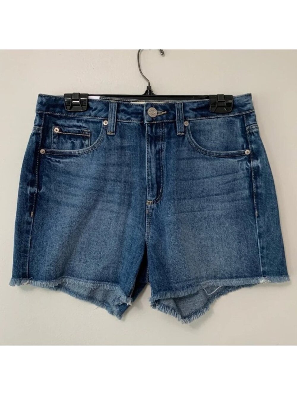 Garage Blue Mom Cut Off Denim Shorts - Size 9 NEW
